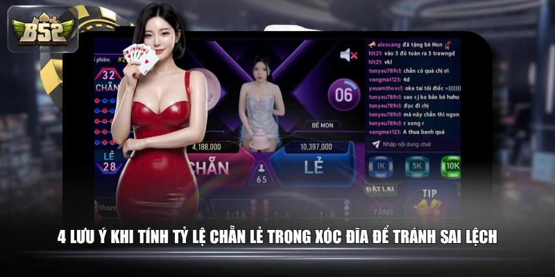 Phân Tích Tỷ Lệ Chẵn Lẻ Trong Xóc Đĩa Theo 4 Dạng Cầu 3 4 Lưu ý khi tính tỷ lệ chẵn lẻ trong xóc đĩa để tránh sai lệch